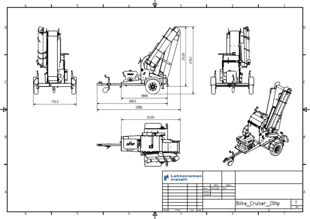 Bilke S3 Cruser vedmaskin | Vedmaskiner | Norlog AS