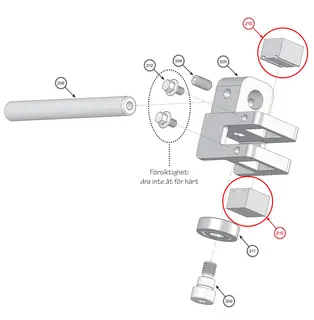 Bladstyringsklosser pos.210 (OS23, OS27, OS31)