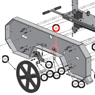 Bryter for sikkerhetsvern pos.43  (OS23, OS27, OS31)