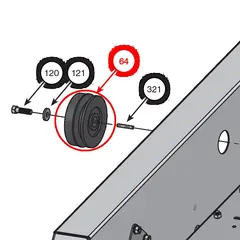 Sentrifugalkl&#248;tsj 5&quot;  NW sager OS27/31 pos.64