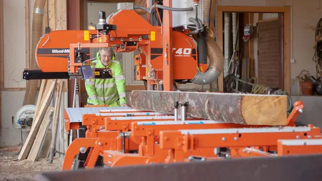 Wood-Mizer LT40 Båndsagbruk 15kW elmotor, 6,3m kuttlengde 