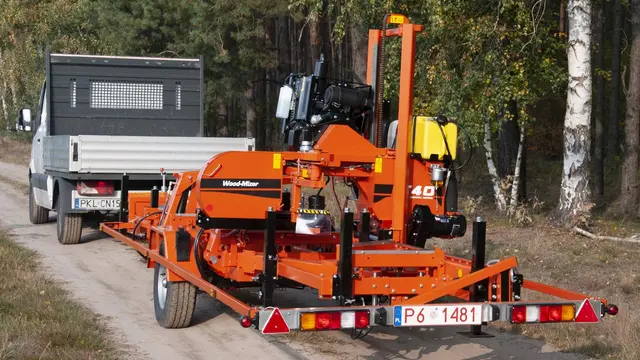 Wood-Mizer LT40 Båndsagbruk 15kW elmotor, 6,3m kuttlengde 