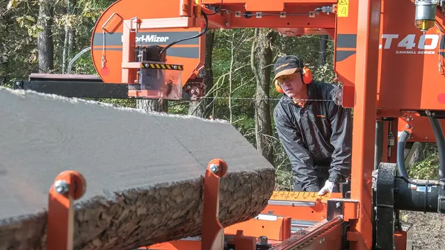 Wood-Mizer LT40 Båndsagbruk 33Hk dieselmotor, 6,3m kuttlengde 