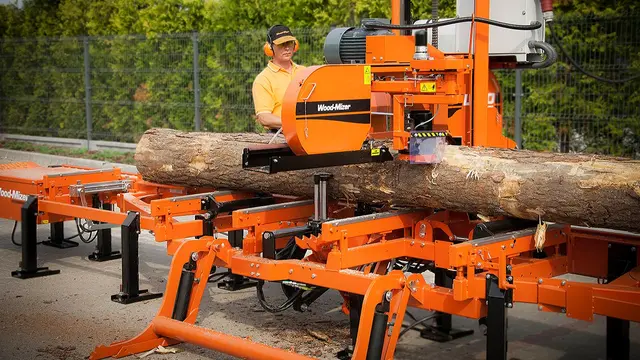 Wood-Mizer LT40 Båndsagbruk 33Hk dieselmotor, 6,3m kuttlengde 