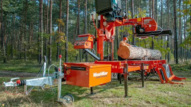 Wood-Mizer LT40 Båndsagbruk 18,5kW elmotor, 6,3m kuttlengde 
