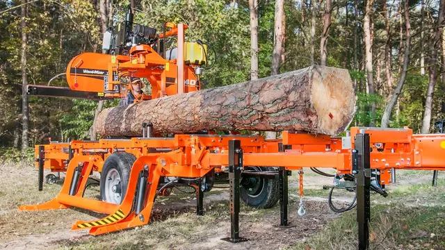 Wood-Mizer LT40 Båndsagbruk 28Hk bensinmotor, 6,3m kuttlengde 