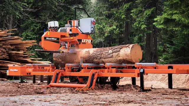 Wood-Mizer LT70 Båndsagbruk 15kW elmotor, 6,1m kuttlengde 