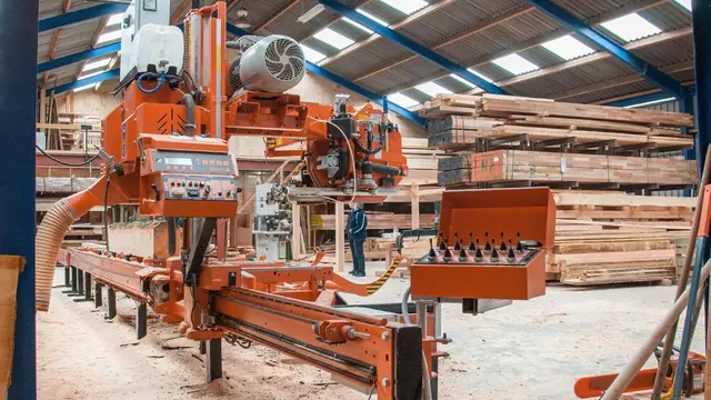 Wood-Mizer LT70 Båndsagbruk 18,5kW elmotor, 6,1m kuttlengde 