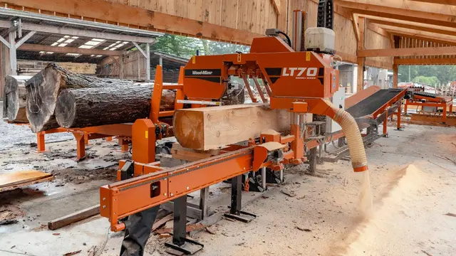Wood-Mizer LT70 Båndsagbruk 57Hk bensinmotor, 6,1m kuttlengde 