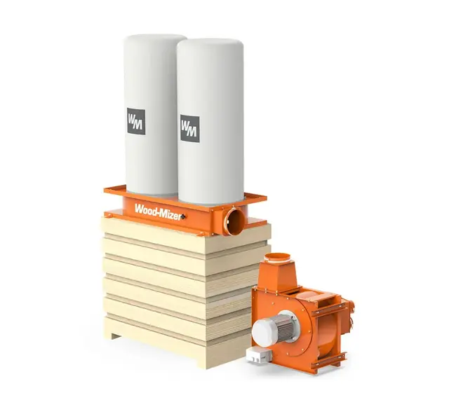 Wood-Mizer sponavsug 230V for montering på beholder 